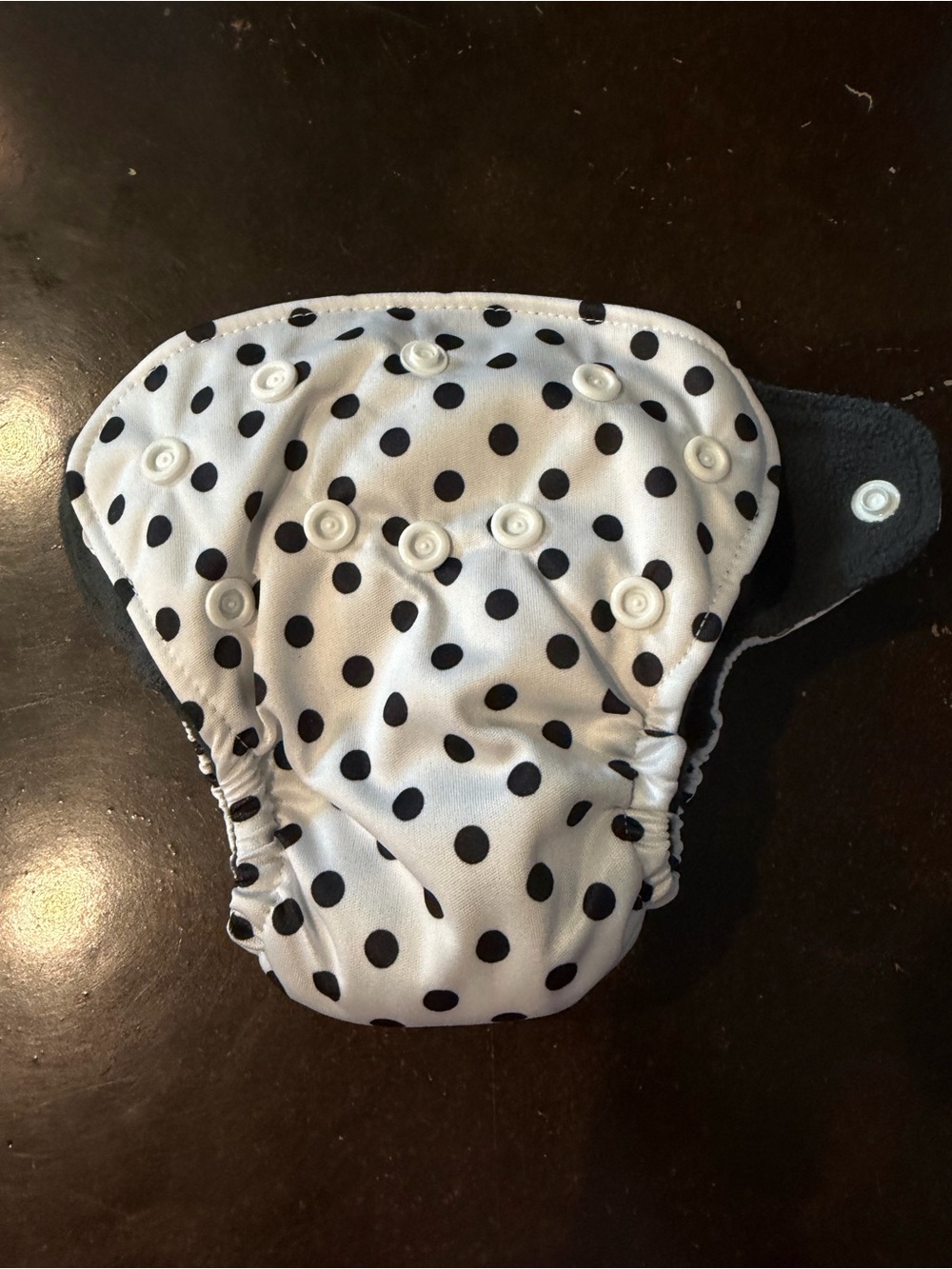 Polka Dot All-In-One Newborn Cloth Diaper